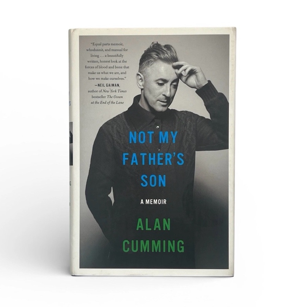 Alan Cumming Signed Not My Father's Son First Edition Hardcover Memoir